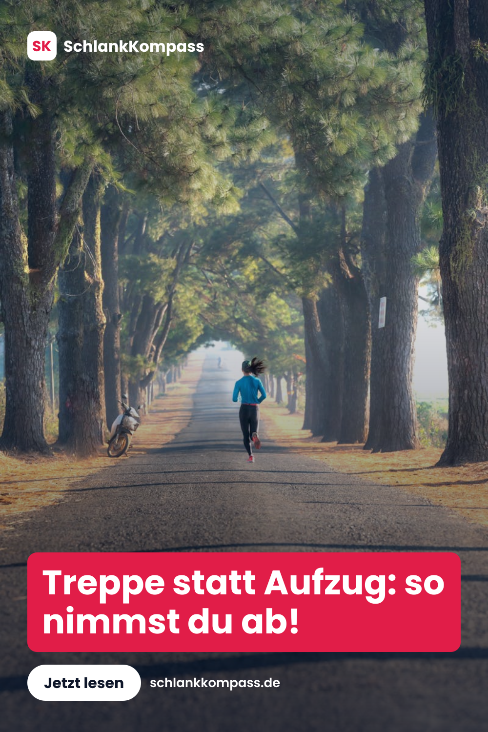 Treppe statt Aufzug: so nimmst du ab!