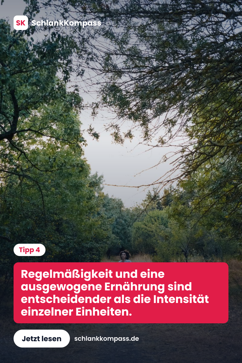 Regelmäßigkeit und eine ausgewogene Ernährung sind entscheidender als die Intensität einzelner Einheiten.